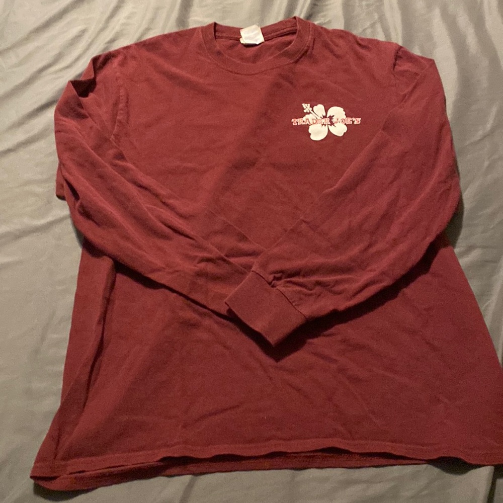 Trader Joe's long sleeve t shirt